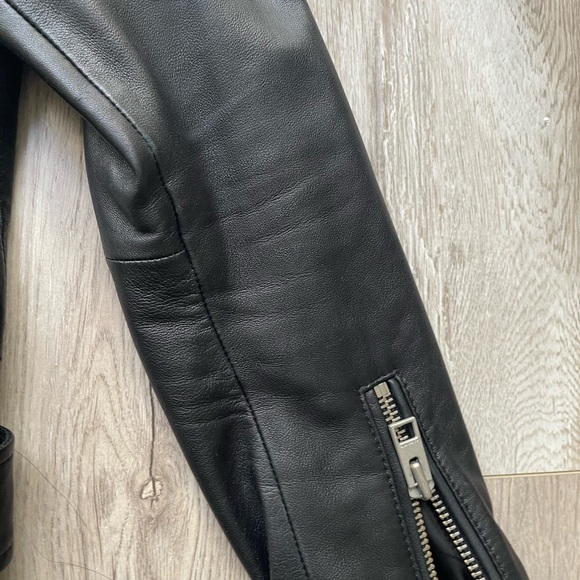 Allsaints Balfern Leather Jacket - Picture 9 of 16